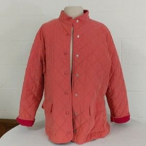 Ladies VanHeusen Jacket, Sz XL Salmon Color